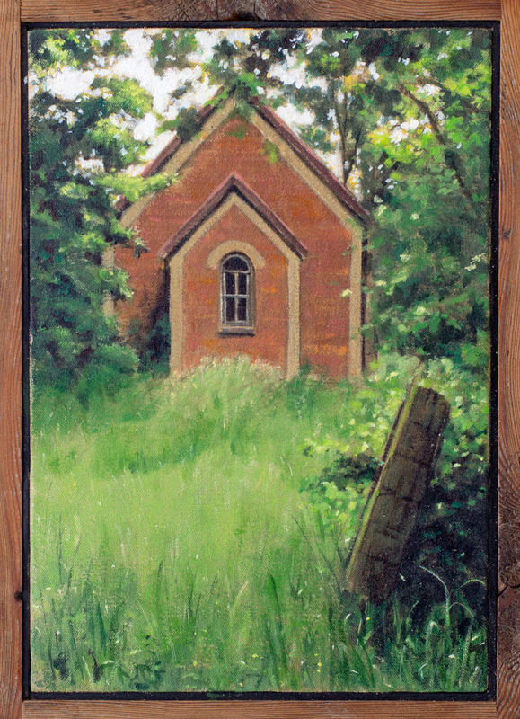 church
rural
country home
painting